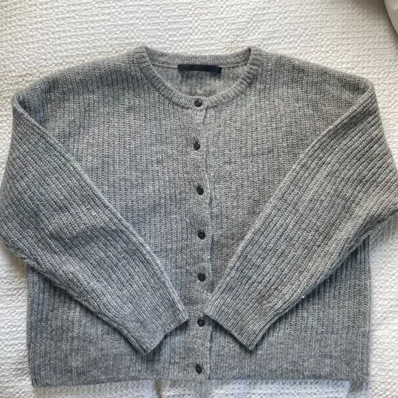 Jenni Kayne Hayes Crewneck Sweater in Gray - Picture 3 of 4